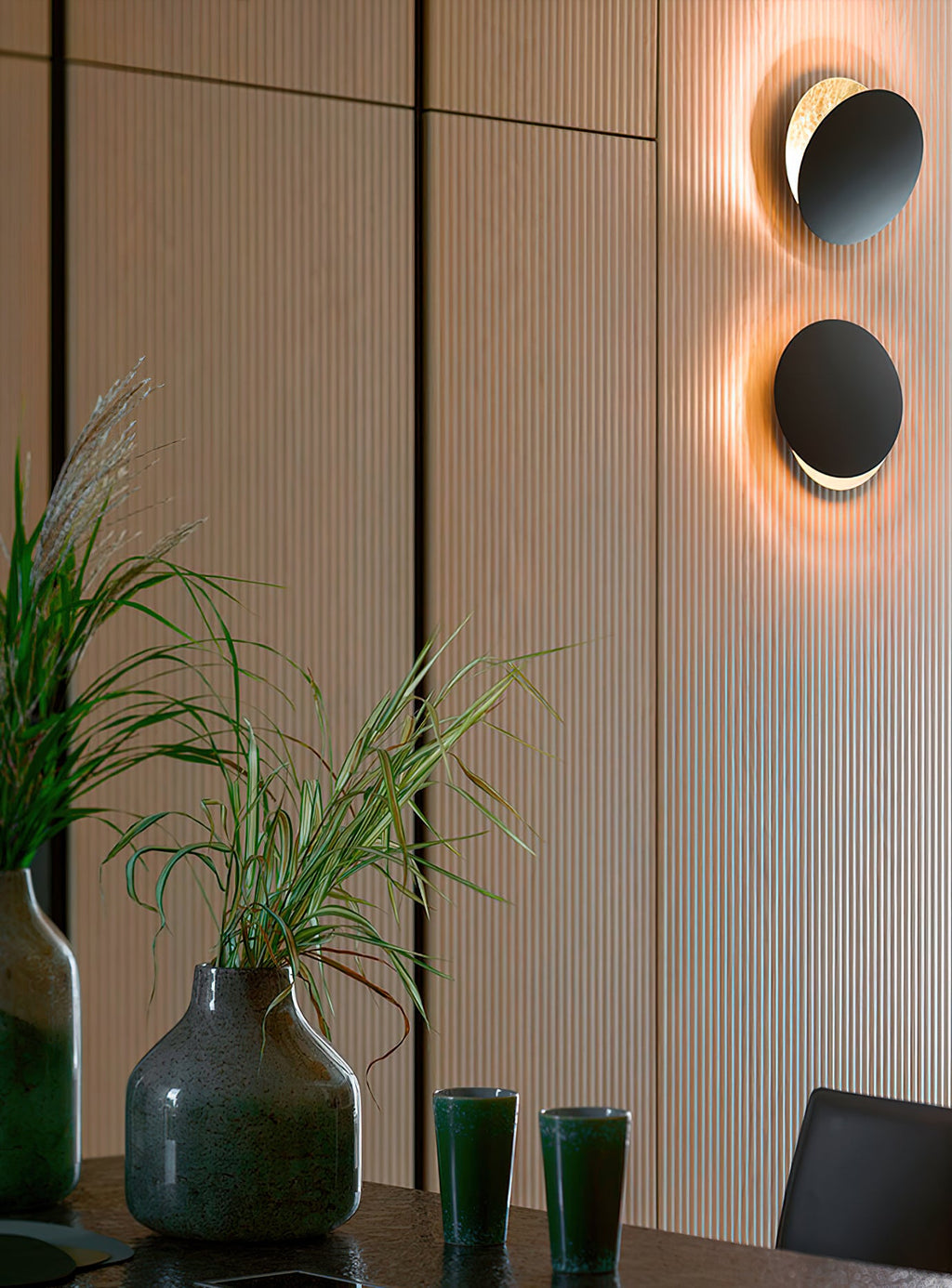 Rotating Disc LED Wall Lamp