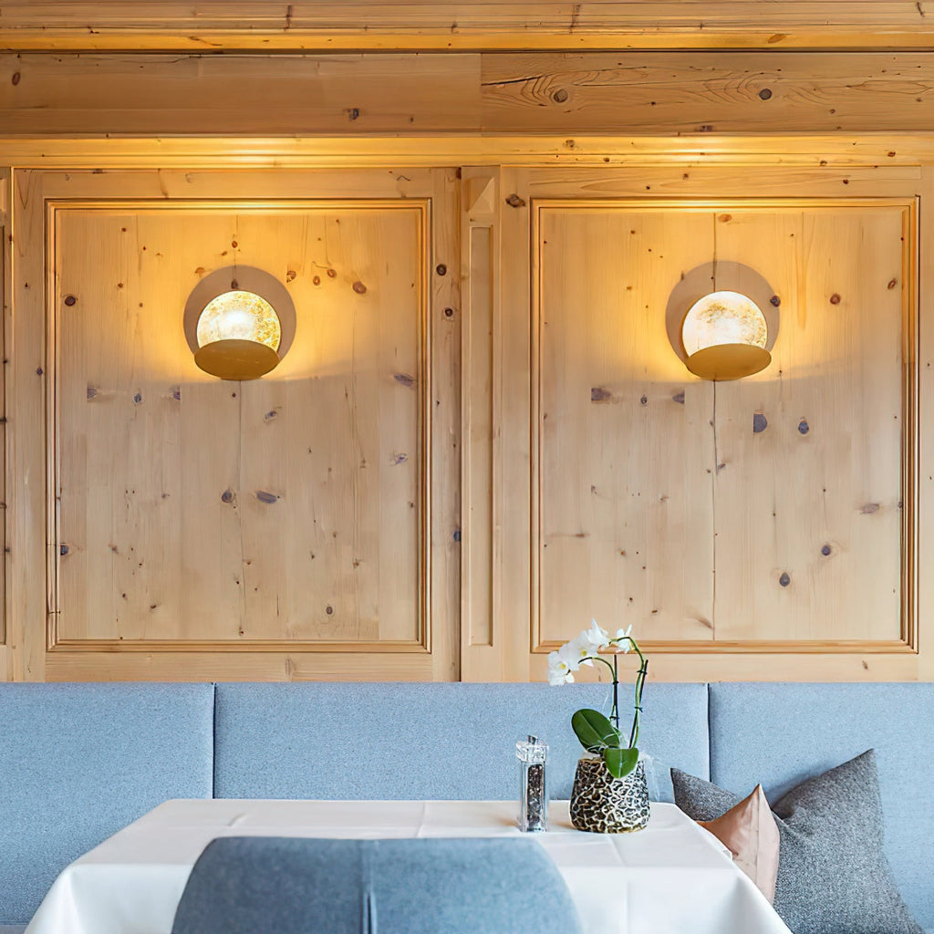 Rotating Disc LED Wall Lamp