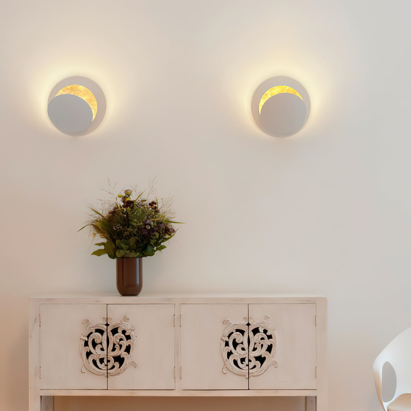 Rotating Disc LED Wall Lamp