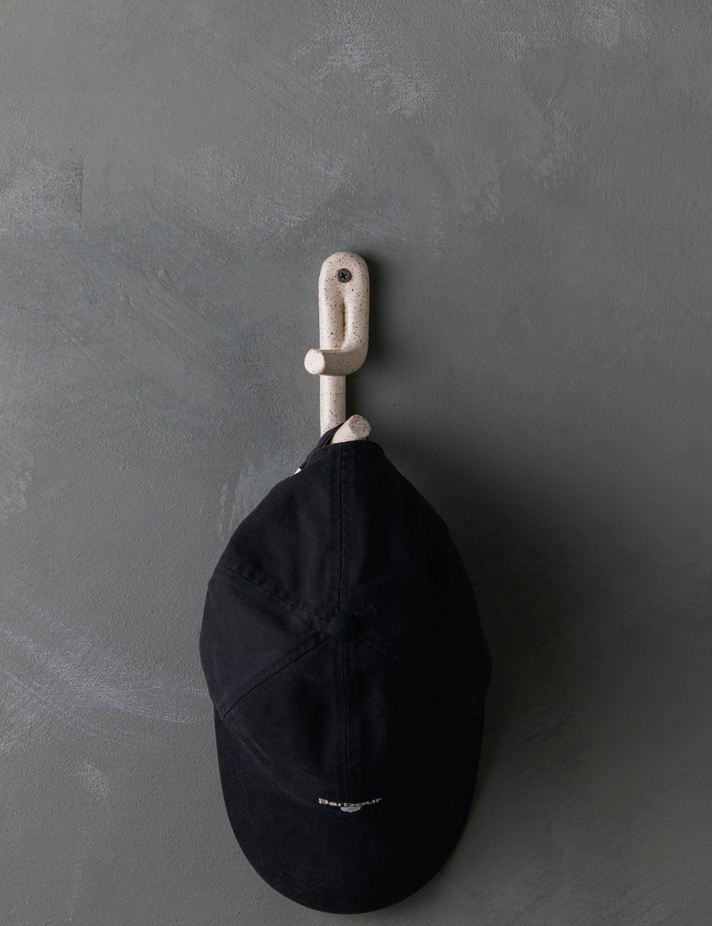 Luna Ceramic Wall Hook | Playful Crisscross Design