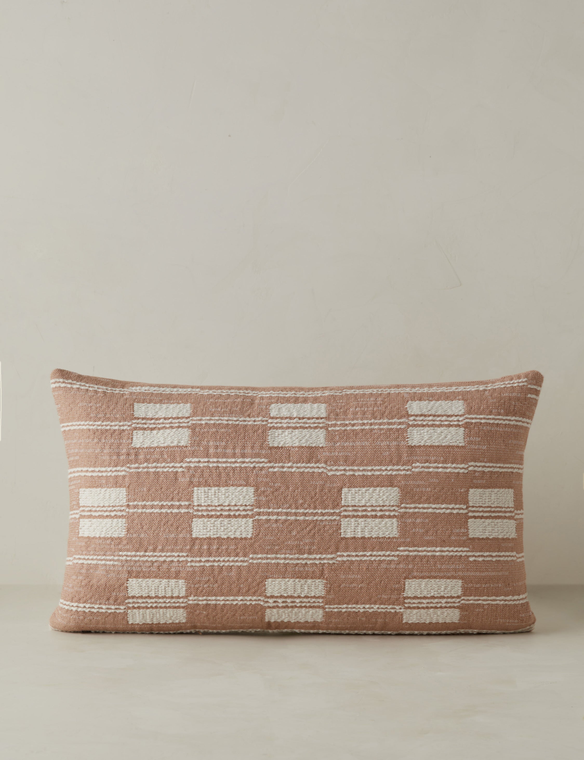 Luma Indoor/Outdoor Pillow | Modern Broken Stripe Design