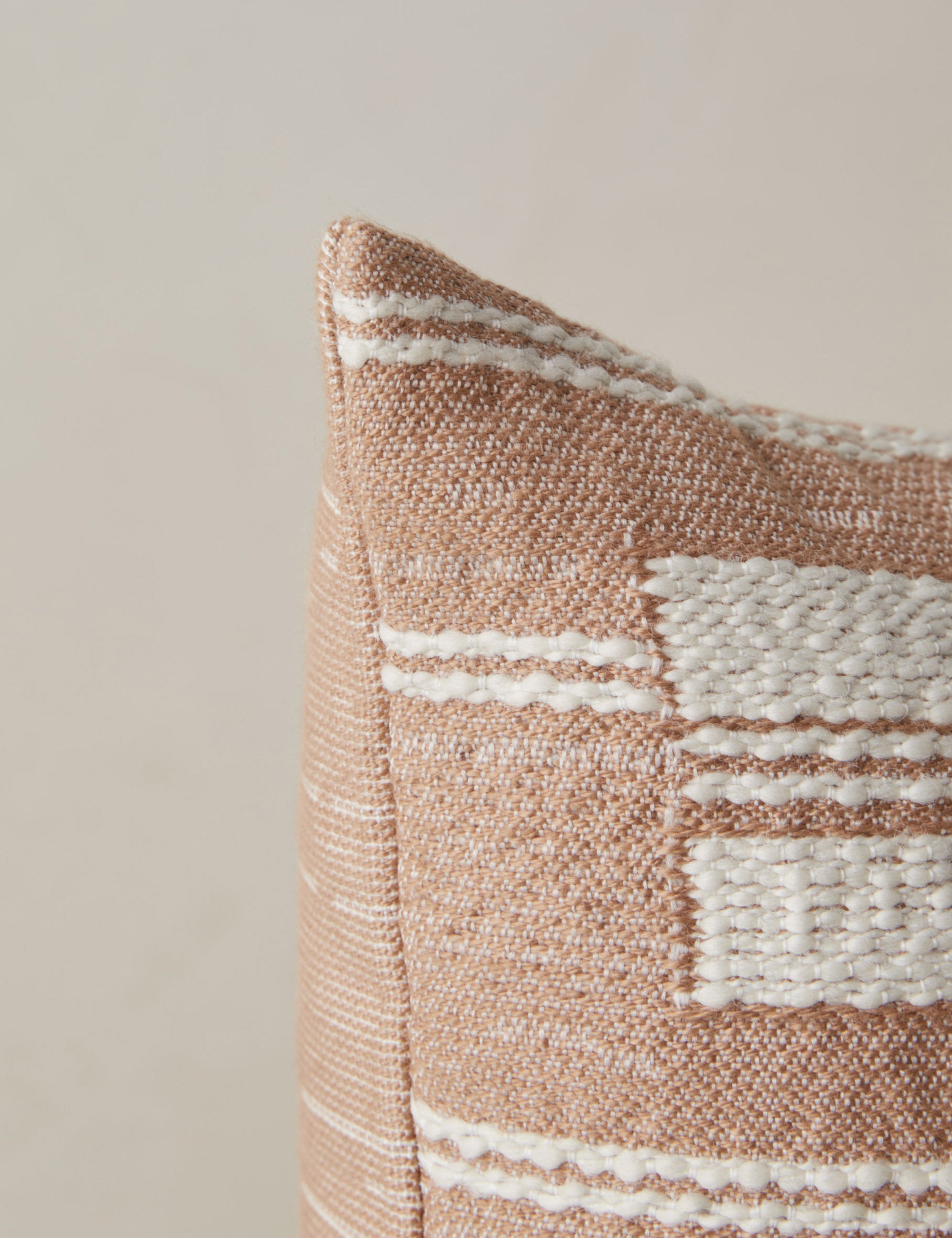 Luma Indoor/Outdoor Pillow | Modern Broken Stripe Design