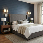 Minimalist Brass & Fabric Wall Sconce