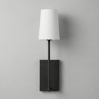 Minimalist Brass & Fabric Wall Sconce