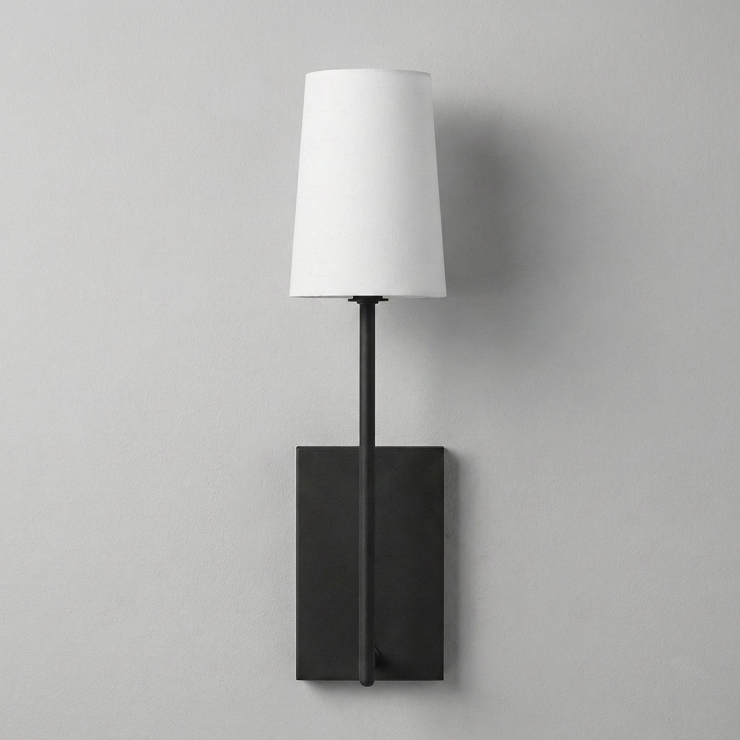 Minimalist Brass & Fabric Wall Sconce
