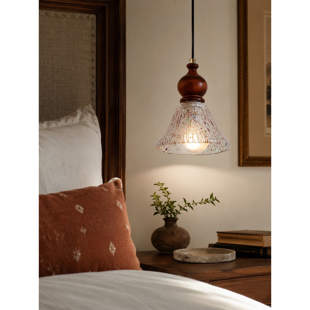Speckled Glass Mini Pendant Lamp
