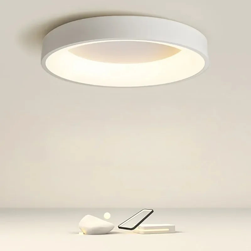 LichtAura: Nordic LED Ceiling Light Round