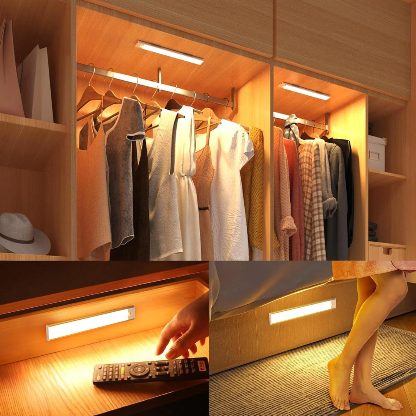 LichtFlex: Wireless LED Sensor Light – Rechargeable Motion Sensor