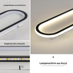 Light Corridor: Long Modern LED Ceiling Light – Stylish & Bright for Hallways & Passage Areas