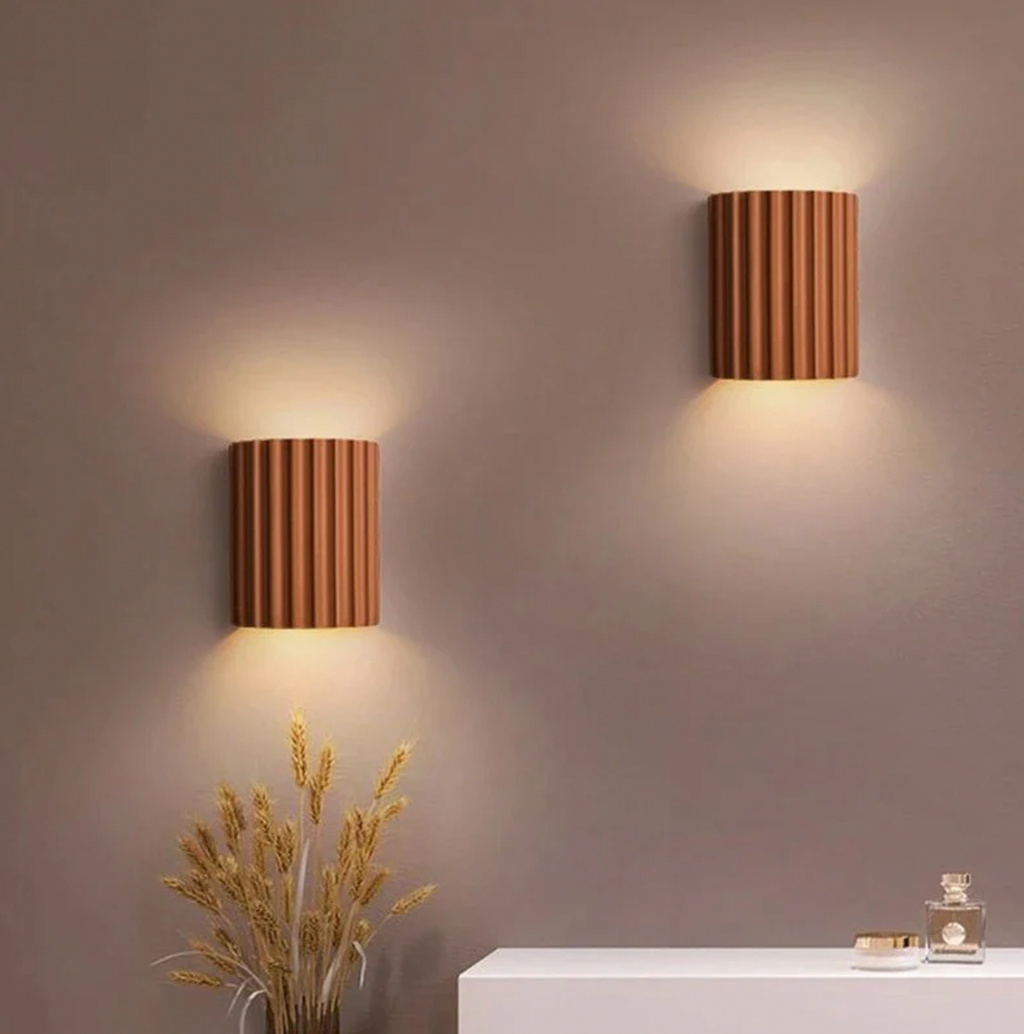 LightArt: Modern Wall Lamp Made of Resin – Stylish LED Design Lamp for Living Room & Bedroom