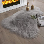 LichtRaum: Fluffy Rug Irregular Soft Modern – Decorative for Living Room, Bedroom & Indoor Areas