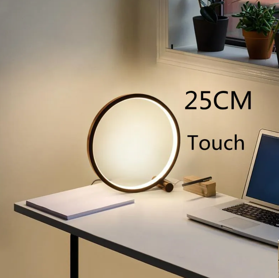 LichtRing: LED Table Lamp – Minimalistic, Dimmable & With Touch Control for Office & Living Room