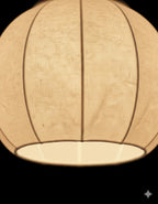 LichtSeide: Modern Pendant Light – Luxurious Fabric Lamp with Wood Details, Stylish for Bedroom & Lounge