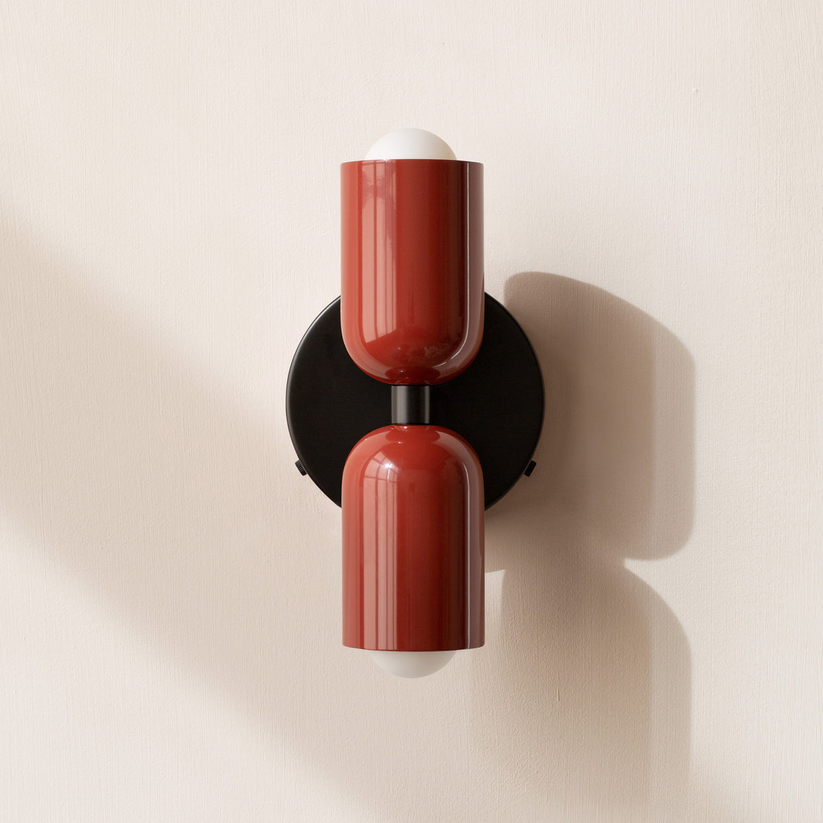 LichtZwillig: Vintage Wall Lamp with 2 Heads – Retro Wall Light in Industrial Style