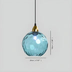Luma Droplet Pendant Light | Elegant Glass Design, Warm 3000K Light
