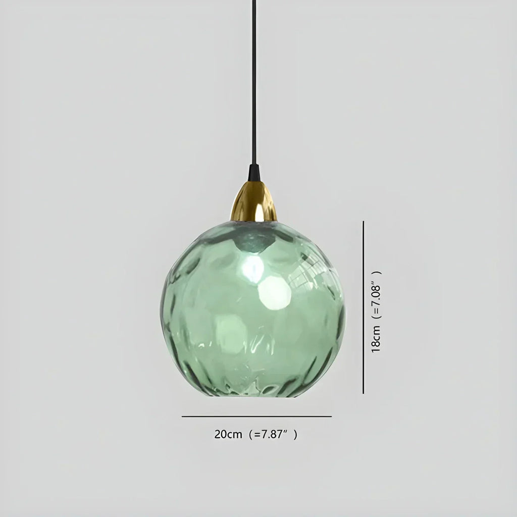 Luma Droplet Pendant Light | Elegant Glass Design, Warm 3000K Light