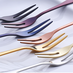 Cirello – Stainless Steel Fruit Forks 2 Or 6 Pieces