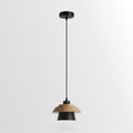 Lignora: Pendant Light Made of Wood & Stone with Textured Surface & Warm Light – for Living Areas & Bars