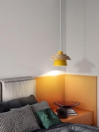 Lignora: Pendant Light Made of Wood & Stone with Textured Surface & Warm Light – for Living Areas & Bars