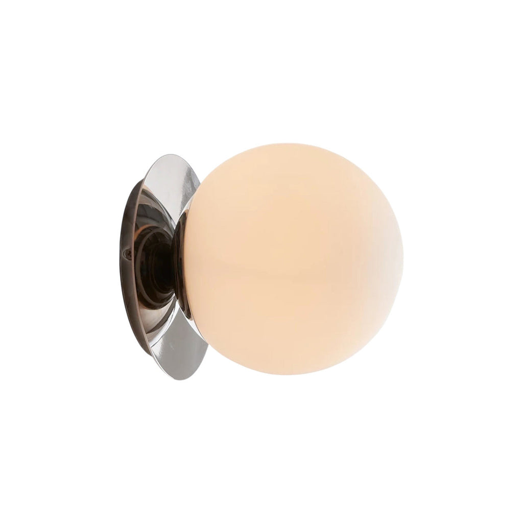 Opal Glass Globe Wall Lamp