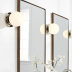 Opal Glass Globe Wall Lamp