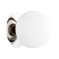 Opal Glass Globe Wall Lamp