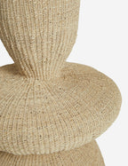 Luna Decorative Floor Vase | Artisanal Weave, Natural Fiber