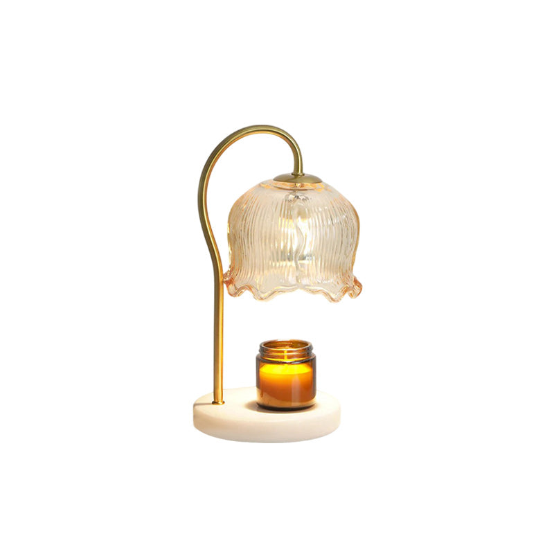 Marble Candle Warmer Table Lamp