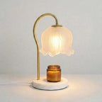 Marble Candle Warmer Table Lamp