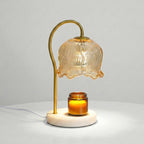 Marble Candle Warmer Table Lamp