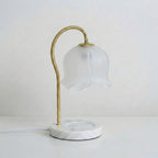 Marble Candle Warmer Table Lamp