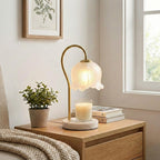 Marble Candle Warmer Table Lamp
