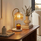 Marble Candle Warmer Table Lamp