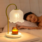 Marble Candle Warmer Table Lamp