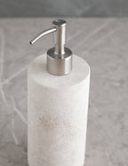 Bela Limestone Bath Accessory | Etched Stone Surface