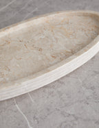 Bela Limestone Bath Accessory | Etched Stone Surface