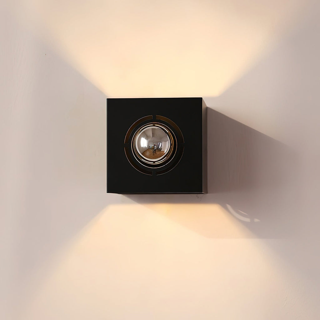 Square Iron Frame Wall Light