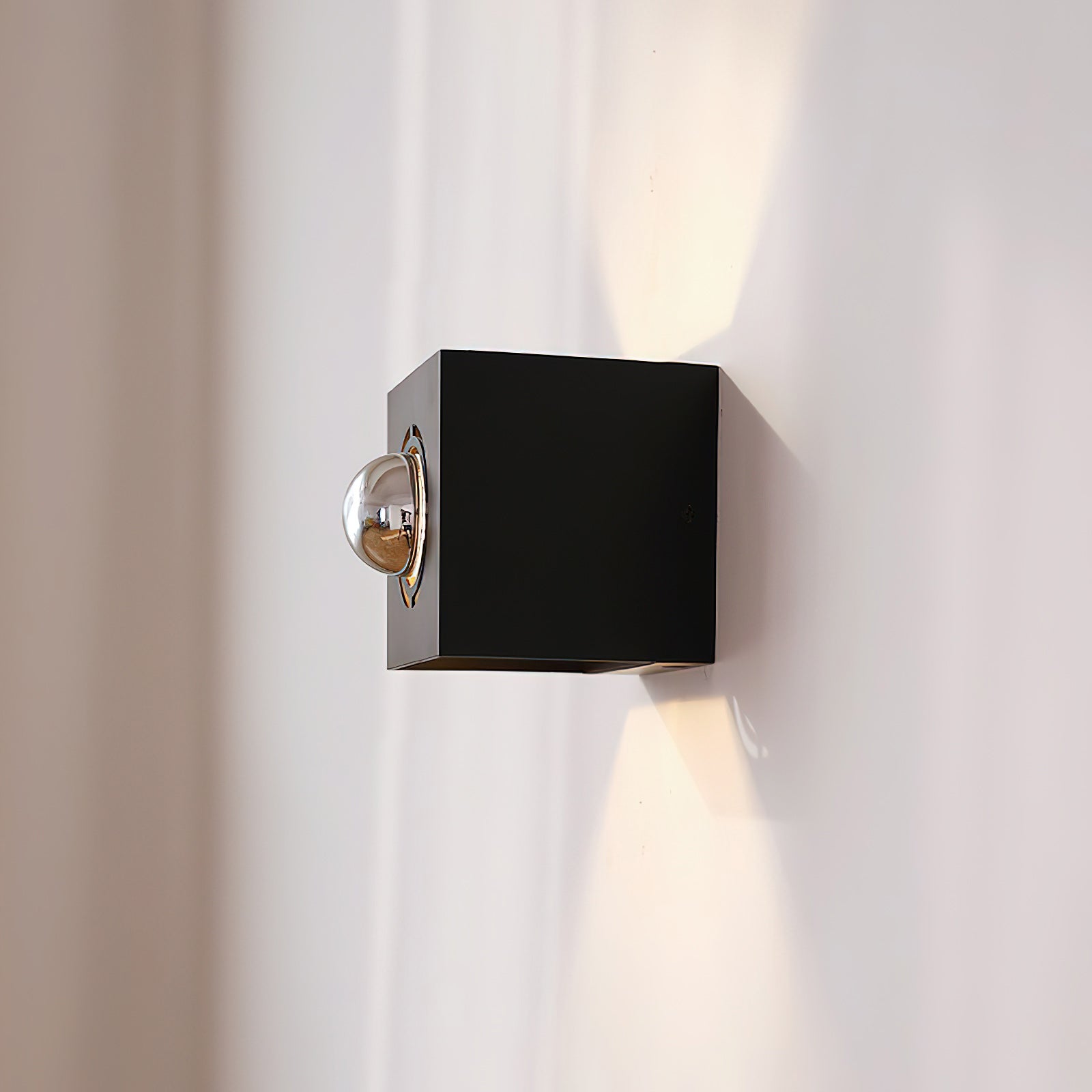 Square Iron Frame Wall Light