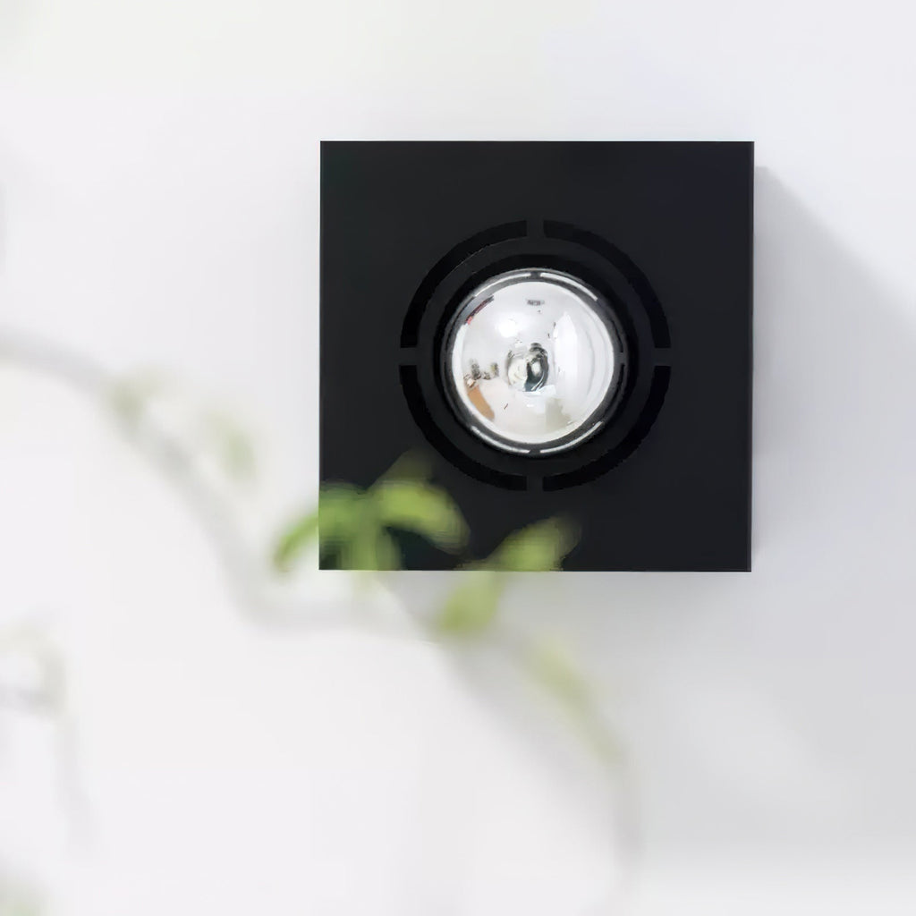 Square Iron Frame Wall Light