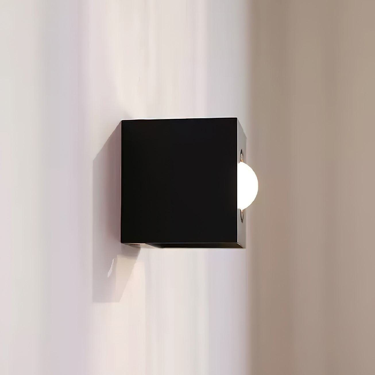 Square Iron Frame Wall Light