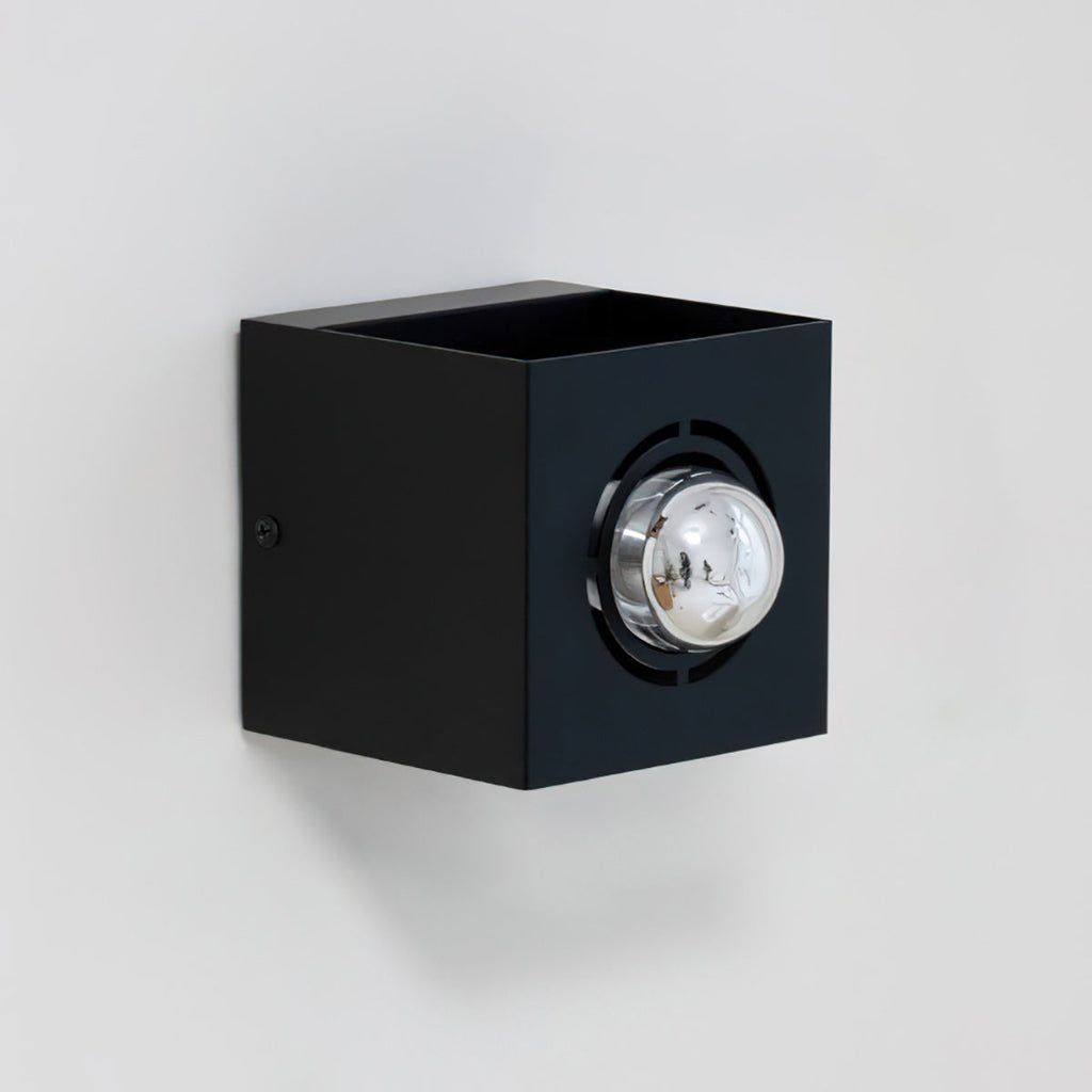 Square Iron Frame Wall Light