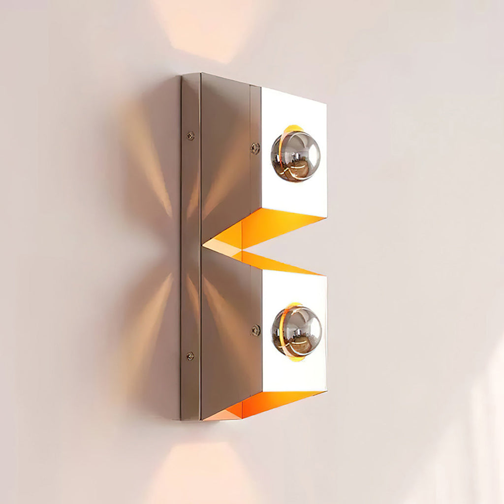 Square Iron Frame Wall Light