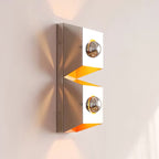 Square Iron Frame Wall Light