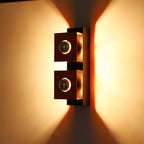 Square Iron Frame Wall Light