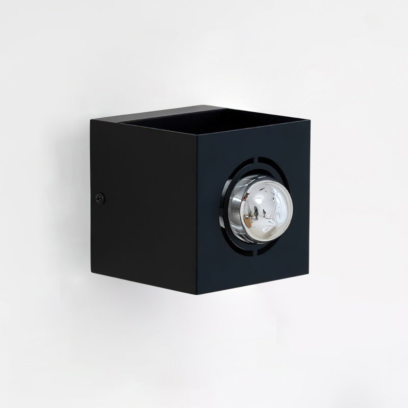 Square Iron Frame Wall Light