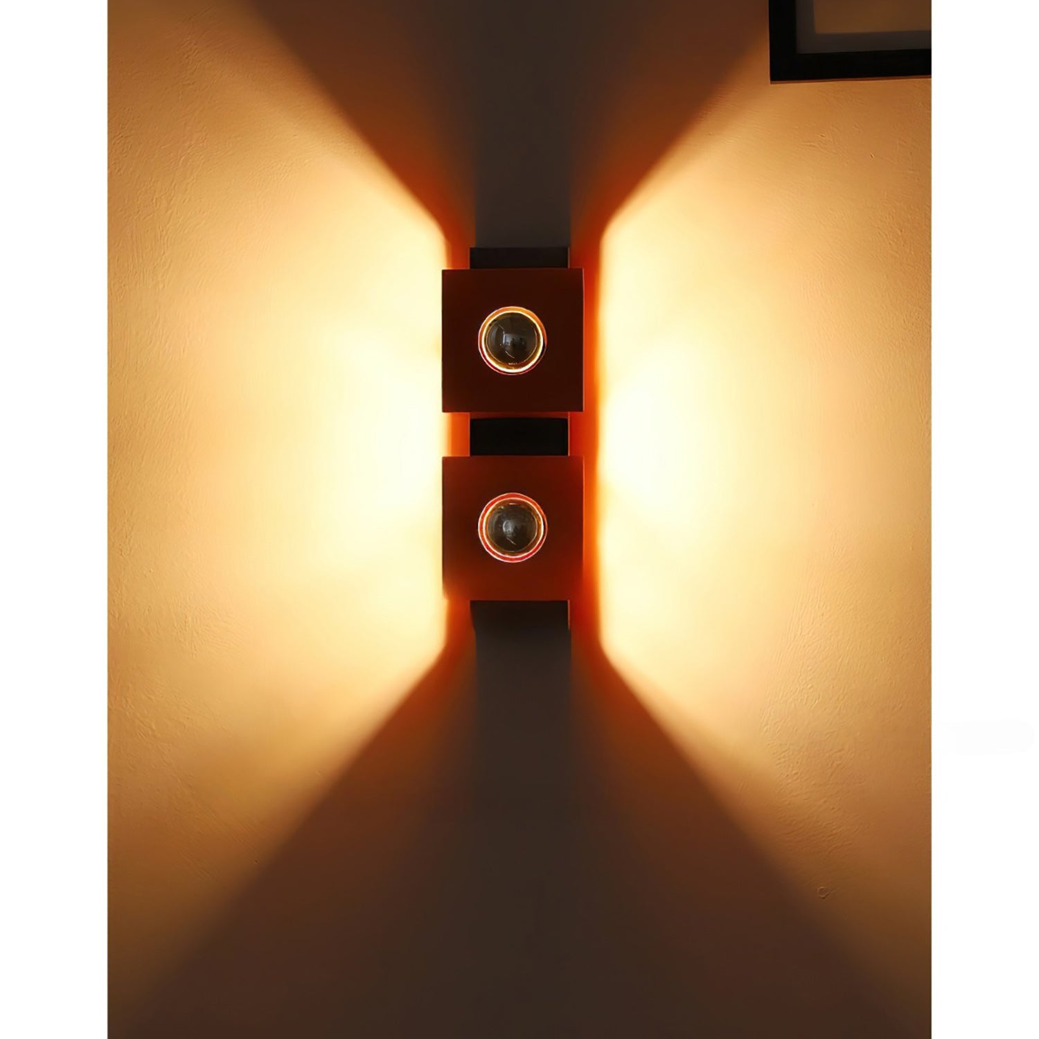 Square Iron Frame Wall Light