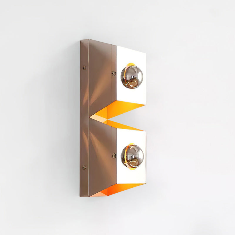 Square Iron Frame Wall Light