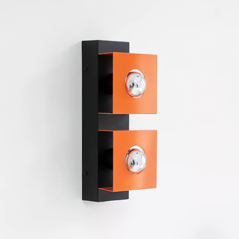Square Iron Frame Wall Light
