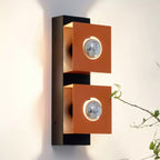 Square Iron Frame Wall Light