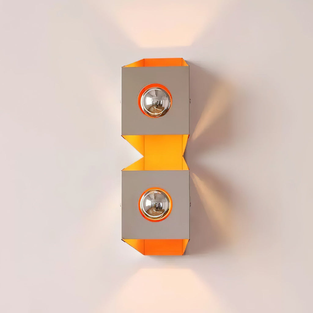 Square Iron Frame Wall Light